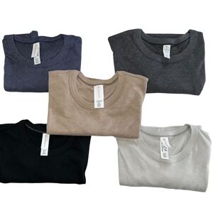 Alternative Earthleisure Mens Cotton T-Shirt 5 Pack Bundle Size Small Super Soft